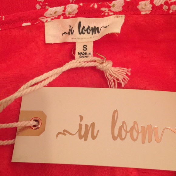 In Loom print midi dress size S NWT - Picture 5 of 6